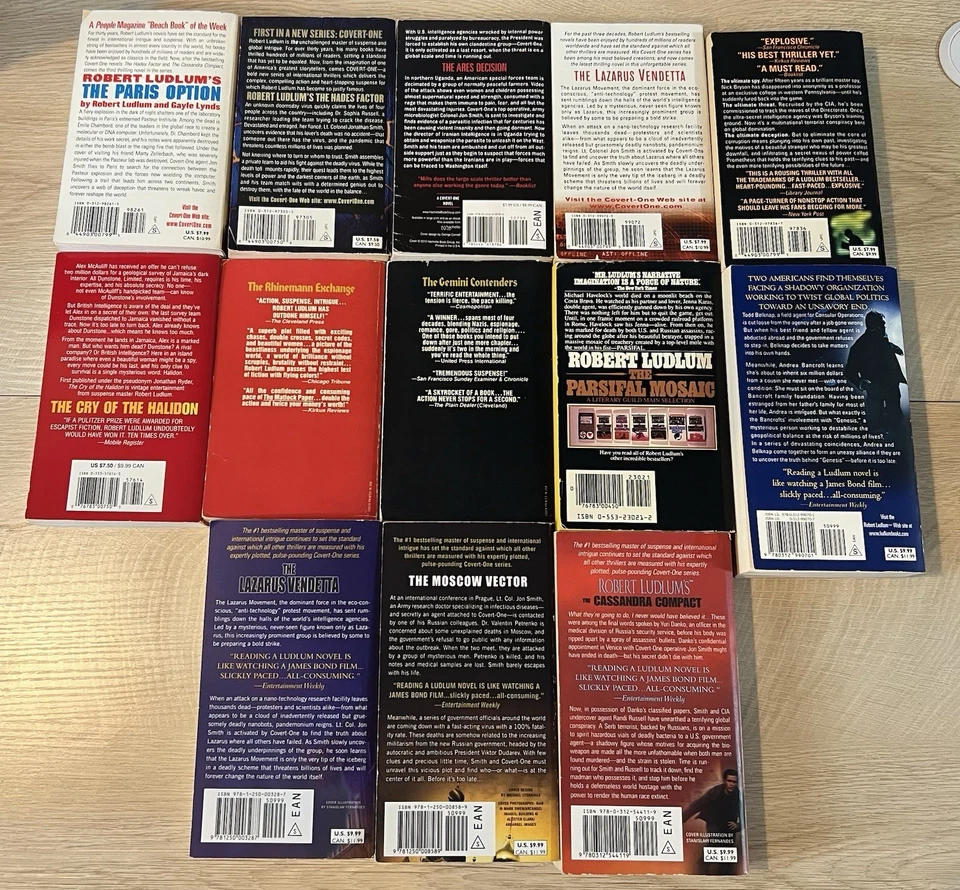 Lot of 13 Robert Ludlum Paperback Novels - Image 2 of 4