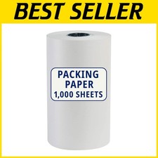 Professional-Grade Packing Paper Roll - 1000 Sheets