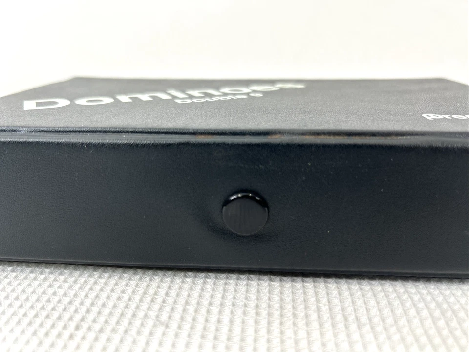 Dominoes Double 9 Vintage Play Set By Pressman VGUC - Complete - Image 2 of 3