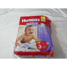 Huggies Little Movers DISNEY Diapers Size 3 (16-28 lbs) - Open Package