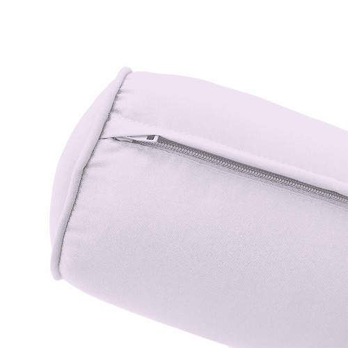 STYLE 3 Piped Trim Mattress Bolster Pillow for Daybed Porch Swing |COVERS ONLY| - Picture 143 of 170