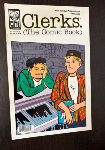 CLERKS THE COMIC BOOK #1 (Oni Press 1998) -- 4th Printing Variant -- Kevin Smith