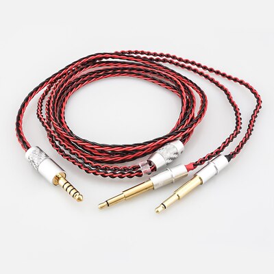 7N OCC Silver Plated Wire Headphone Cable for Meze 99 Classics NEO NOIR Headset
