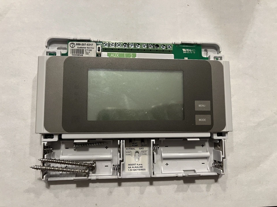 Radio Thermostat Z-Wave Communicating Touch Screen Thermostat CT100 - Image 2 of 3