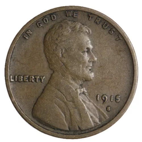 1915-S Lincoln Wheat Cent Penny Better Grade Complete Your Album!!