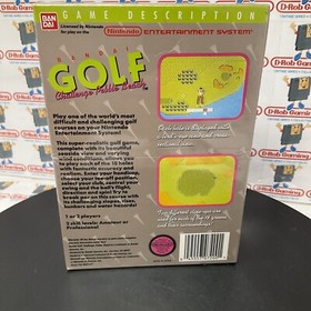 Bandai Golf Pebble Beach Challenge New Sealed VGA WATA CGC Nintendo NES Pink SOQ