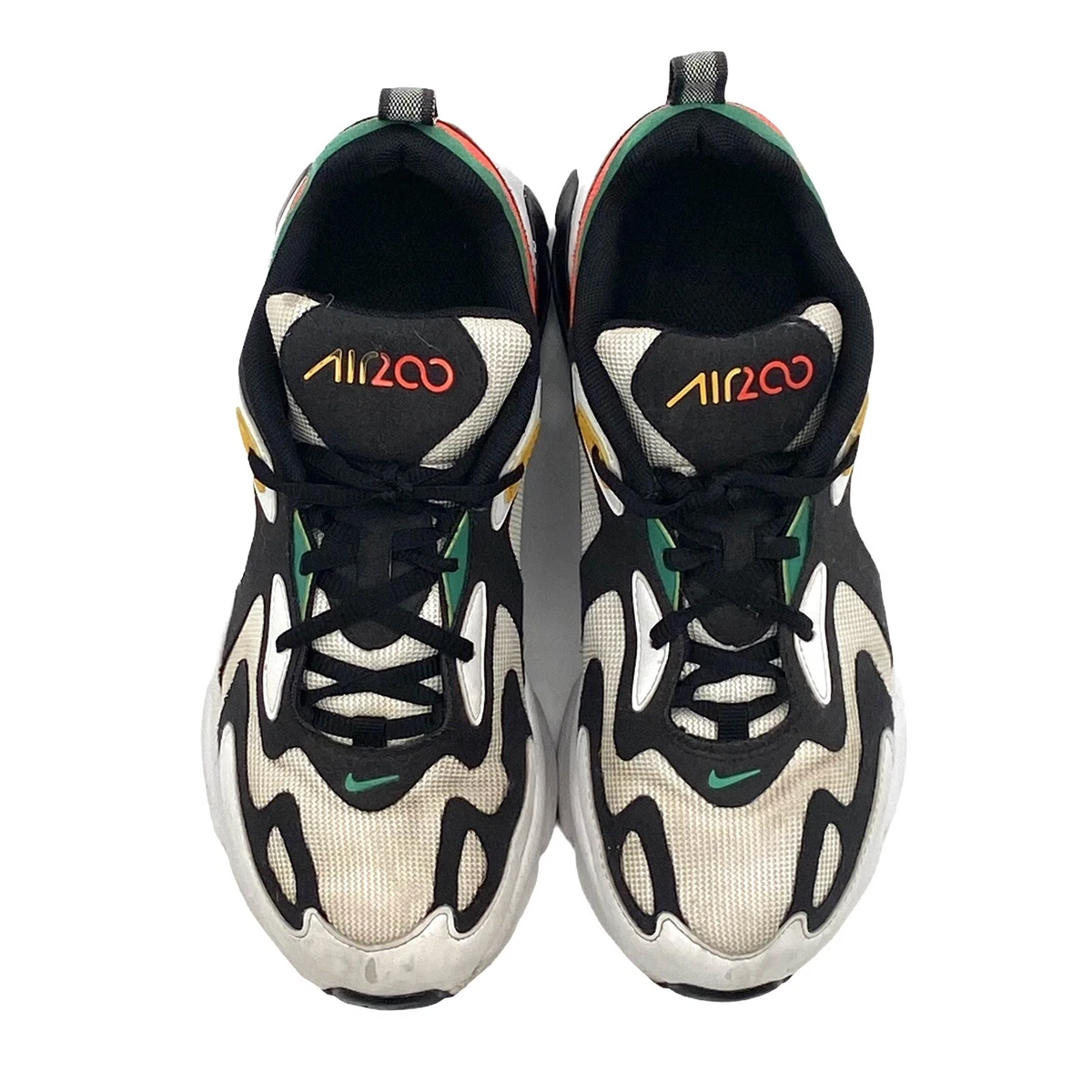 Nike Air Max 200 Rasta Shoes World Stage AT5627 100 SZ 7 Mens 5.5 Kids 5.5Y