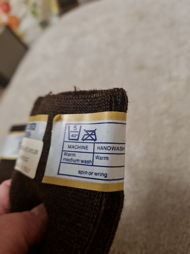 Mens Knee Length Socks By Commodore NEW ORIGINAL VINTAGE 70/80s Size 10-11.5 X2 - Picture 7 of 9