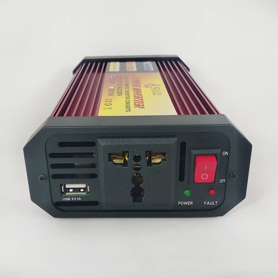 Transformador con puerto USB 12V a 220V Convertidor para auto 500W - Imagen 3 de 4