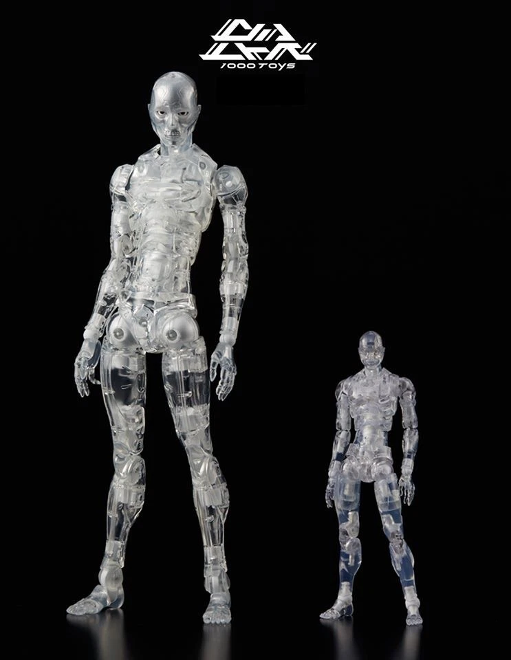 2017 ACGHK SDCC Limited Bait GI Joe 1000Toys 1/6 Sentinel Synthetic Human Clear - Image 2 of 4