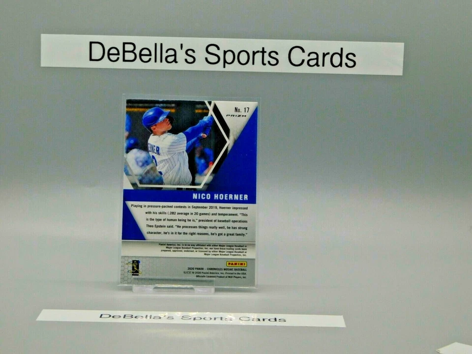 2020 Chronicles Baseball Mosaic PRIZM Nico Hoerner  - Image 2 of 2