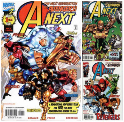 A-Next U PICK 1 2 3-7 8 9 10 11 12 4 1st American Dream 1998 Marvel VF/NM a0123