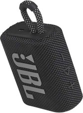 Image of JBL GO 3 Wireless Bluetooth Portable Speaker with Integrated Loop Travel - Black
