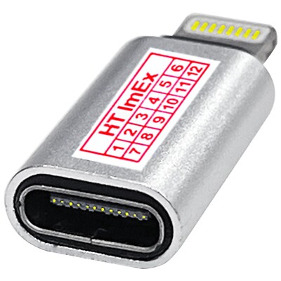 USB C Auf IOS OTG Stecker Adapter für iPhone iPad Laden und Datentransfer Silber