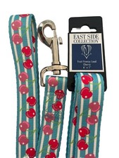 East Side Collection Fruit Frenzy Pet Lead Dog Leash Puppy Cherry 6 ft X 1 in