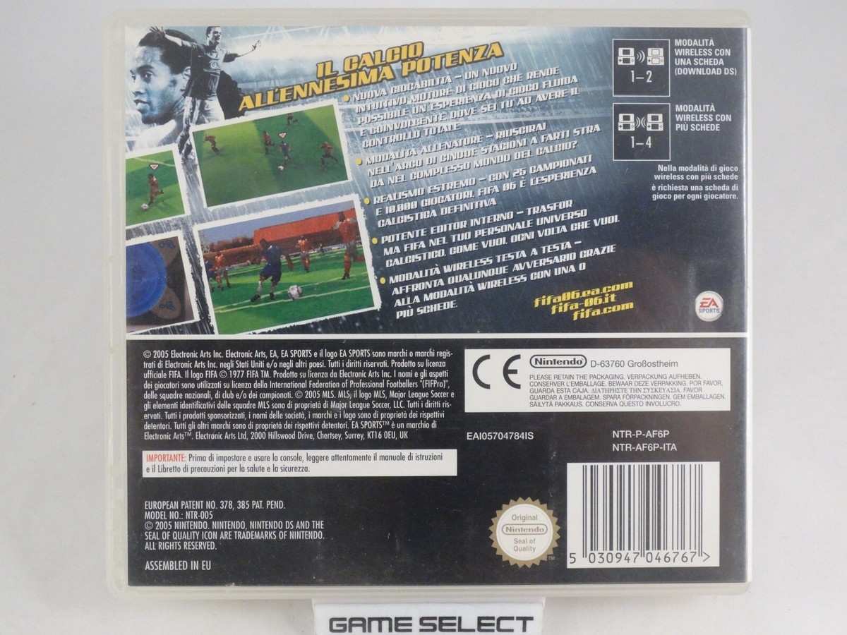 ニンテンドー3DS/2DS FIFA 06 FIFA 06 NDS 2DS Nintendo DS Video Game Mint Cond Original UK