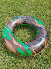 Set of 2 - Bestway 24" Inflatable Camouflage Pool Swim Rings Floats