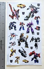Transformers. /Large Format Sticker sheet.