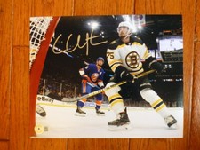 Connor Clifton Boston Bruins Autographed 8x10 photo with BAS Scannable hologram