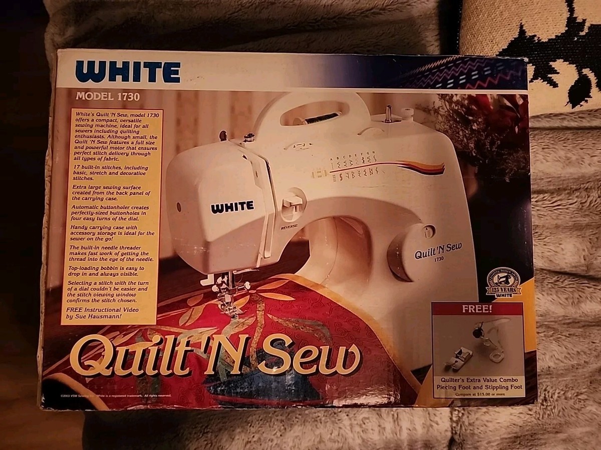ミュージシャン CDL Hand Stitched Mini Basket White White 1730 Mechanical Sewing Machine for sale online | eBay