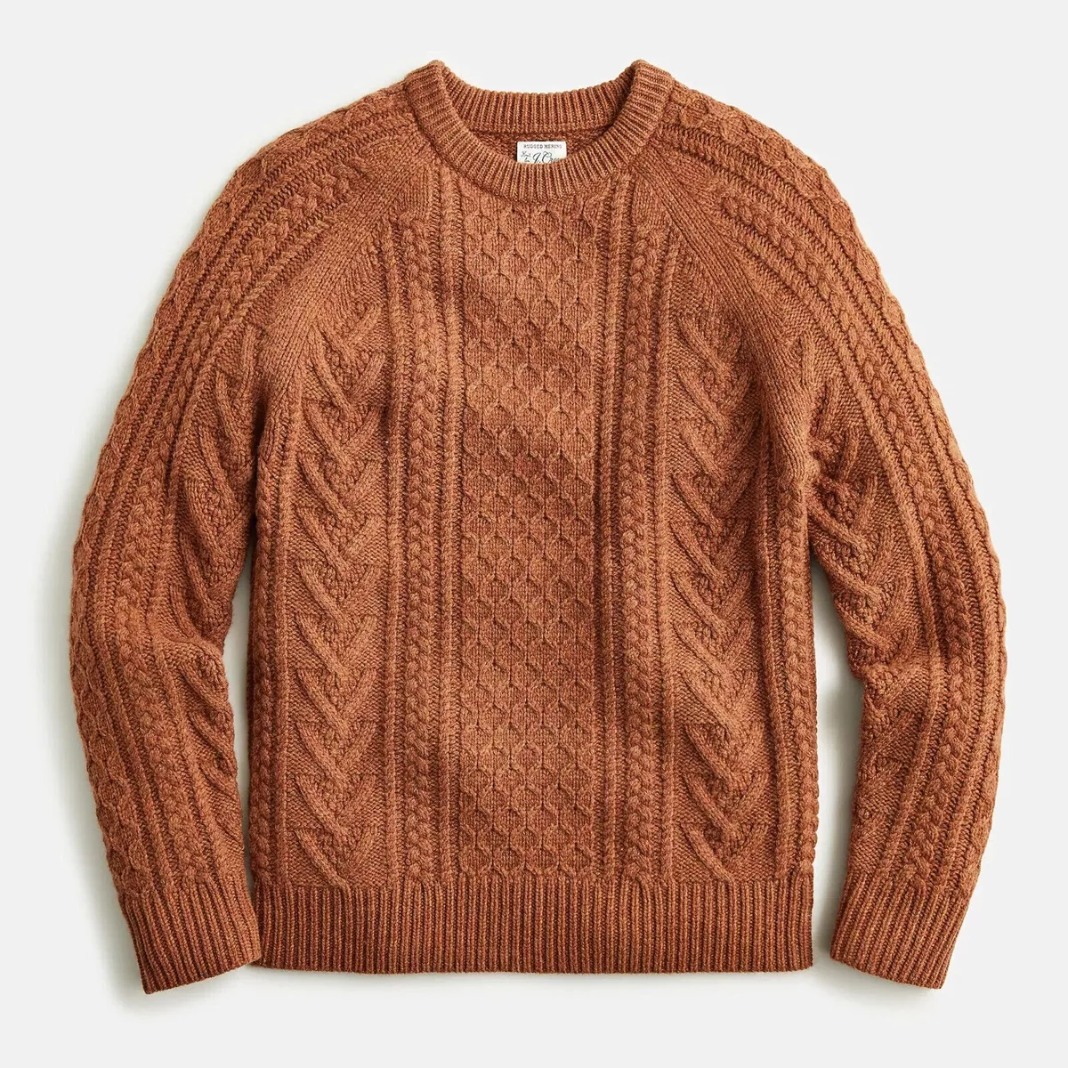 Rugged merino wool heather crewneck best sale sweater