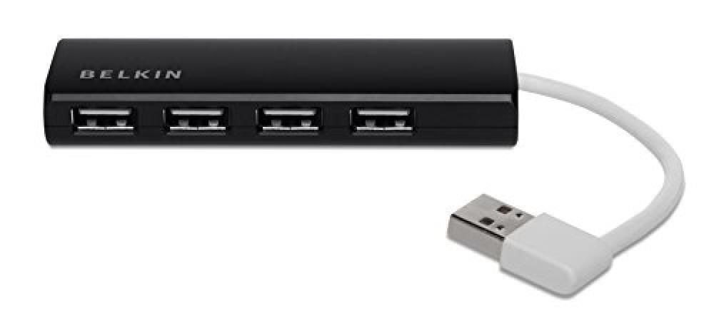 (TG. 4 Porte) Belkin F4U042bt Hub da Viaggio a 4 Porte USB-A - NUOVO