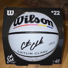 Caitlin Clark X Wilson Journey Series Basketball White - Size 7 - 29.5" IN HAND