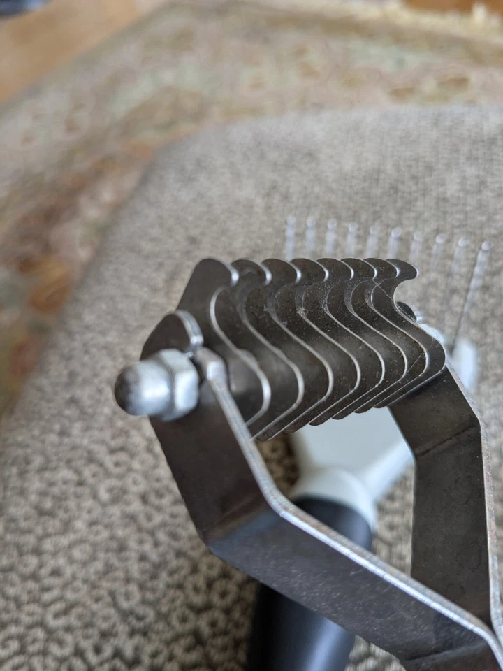 3 Dog Grooming Tools; Mars tool, de-matting rake, furminator - Image 2 of 4