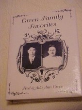 Green Family Favorites Cookbook Fred & Ada Ann Green