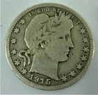 1915-D Barber Quarter