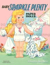 UNCUT "Baby SPARKLE PLENTY" Restored 1948 PaperDoll Book