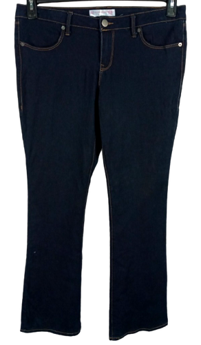 mid rise bootcut jeans 