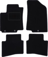 Schwarze Velours-Fußmatten für: Hyundai i20 II Coupé, Fließheck (2014-)