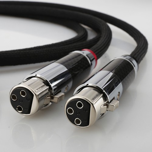 5N OCC Silver Plated Wire XLR Plug HIFI Audio Balance Interconnect XLR Cable - Picture 3 of 6