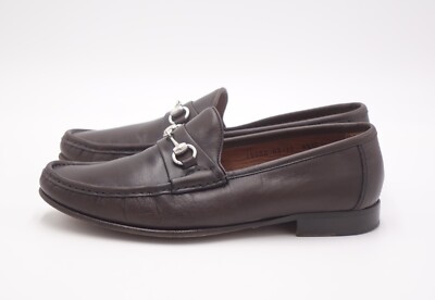 Allen Edmonds Men's Verona II Bit Leather Loafers Size 3E Brown