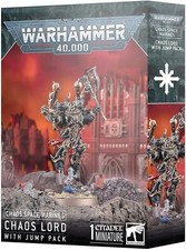 Warhammer 40K: Chaos Space Marines CHAOS LORD WITH JUMP PACK New FREE SHIP