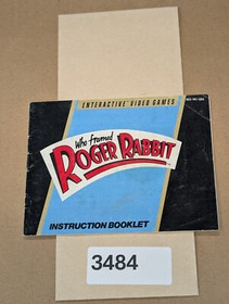 Who Framed Roger Rabbit - Nintendo NES- Manual Only **NO GAME!