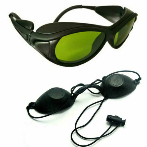 200-2000nm IPL Laser Protection Goggles Glasses Operator Clients Eeypatch Black - 第 1/7 張圖片