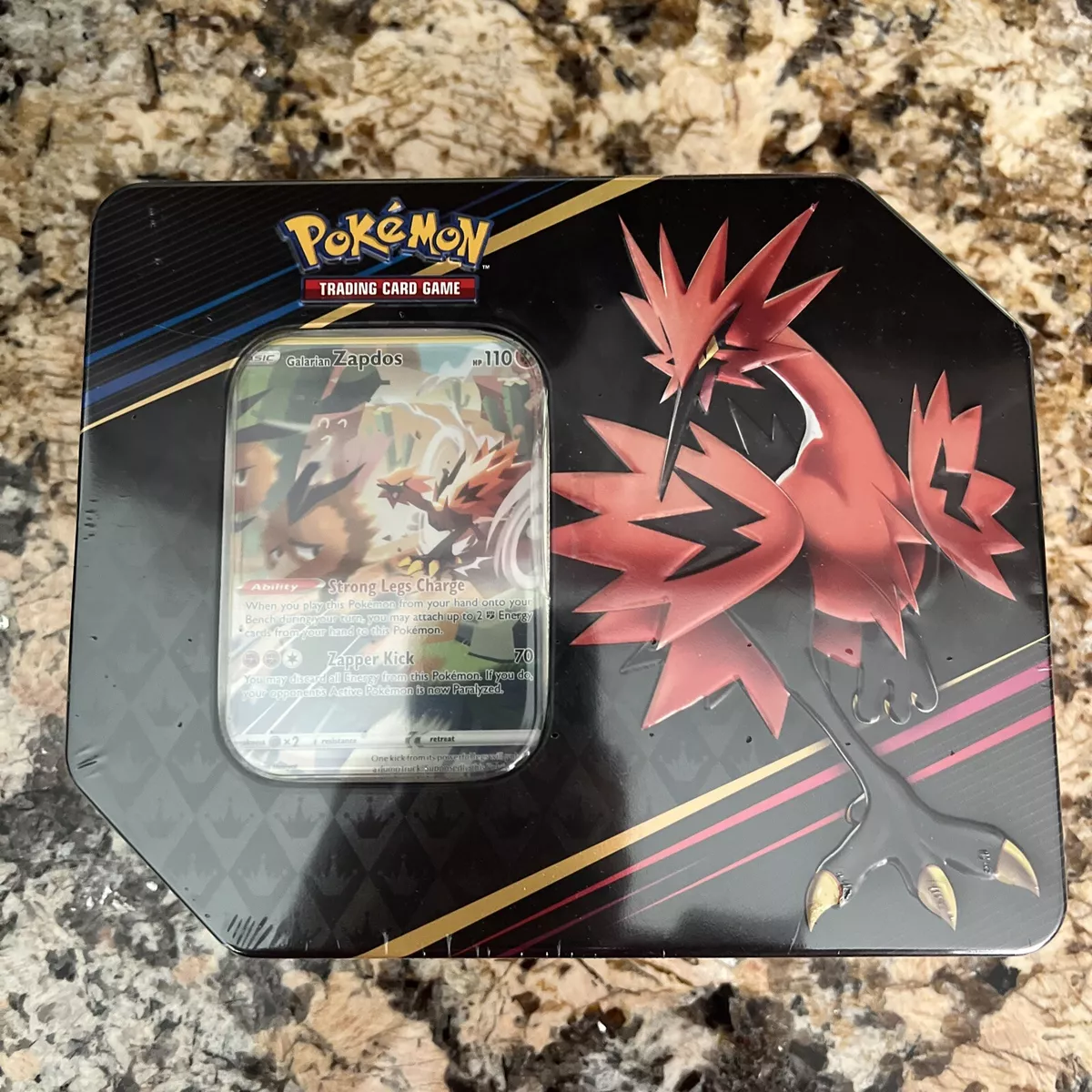 Pokémon TCG: Crown Zenith Tin (Galarian Zapdos)