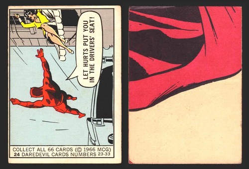 Tarjetas coleccionables vintage de Marvel Super Heroes Donruss 1966 que elijas individuales #1-66 - Imagen 27 de 56