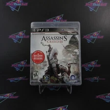 Assassin's Creed III PS3 PlayStation 3 Complete - 1 Year Warranty EX Cond