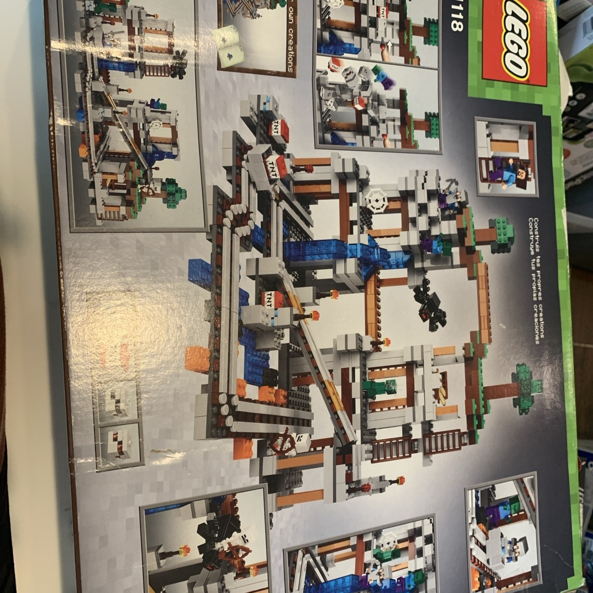 LEGO Minecraft: The Mine (21118) Open Box Complete Sealed LEGO