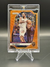 Evan Mobley 2024-25 Panini Prizm #148 Orange Wave /60