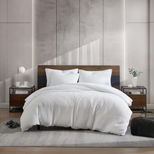- Duvet Cover King Size, Ultra-Soft Waffle Textured Bedding W/Matching Pillowcas