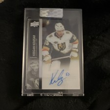2021-22 Upper Deck Clear Cut Autograph Keegan Kolesar #CC-KK Golden Knights NHL