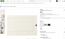IKEA Metod Bodbyn efenbein Schubladenfront Front 60 x 40 cm 002.055.01 NEU OVP