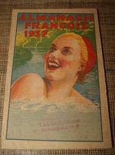 ALMANACH  FRANCOIS 1937 PHARMACIE  Didry à Janville Eur-et-Loir