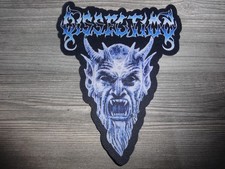 Dissection Woven XL Laser Cut Patch Black Metal Sold Out Watain Bathory Marduk