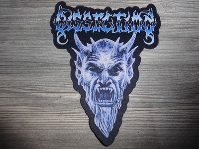 Dissection Woven XL Laser Cut Patch Black Metal Sold Out Watain Bathory Marduk