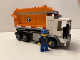 LEGO CITY: Garbage Truck (60118) - Partial Build Missing Pieces, 1 Minifigure